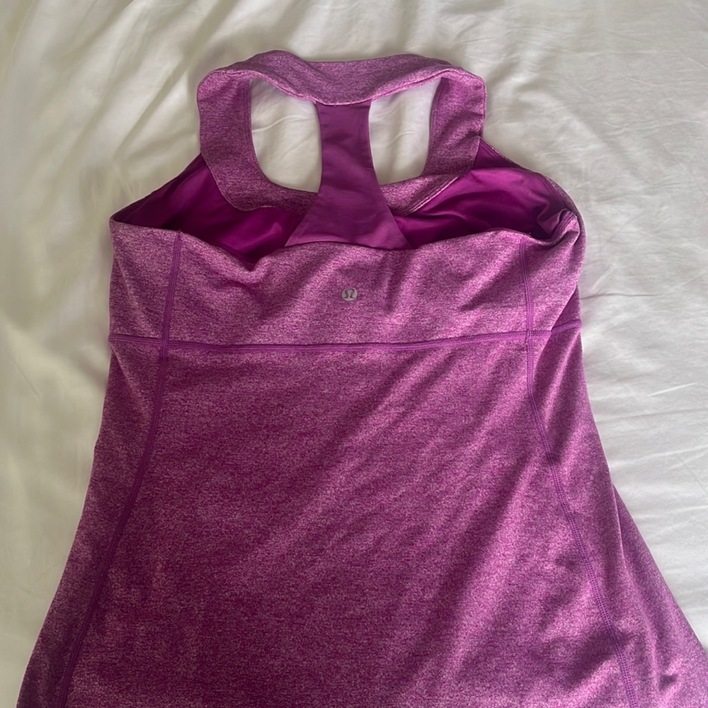 Lululemon pink and purple Tank top, size 12